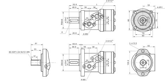 擺線液壓馬達 BMR-320